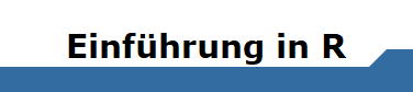 Einfhrung in R